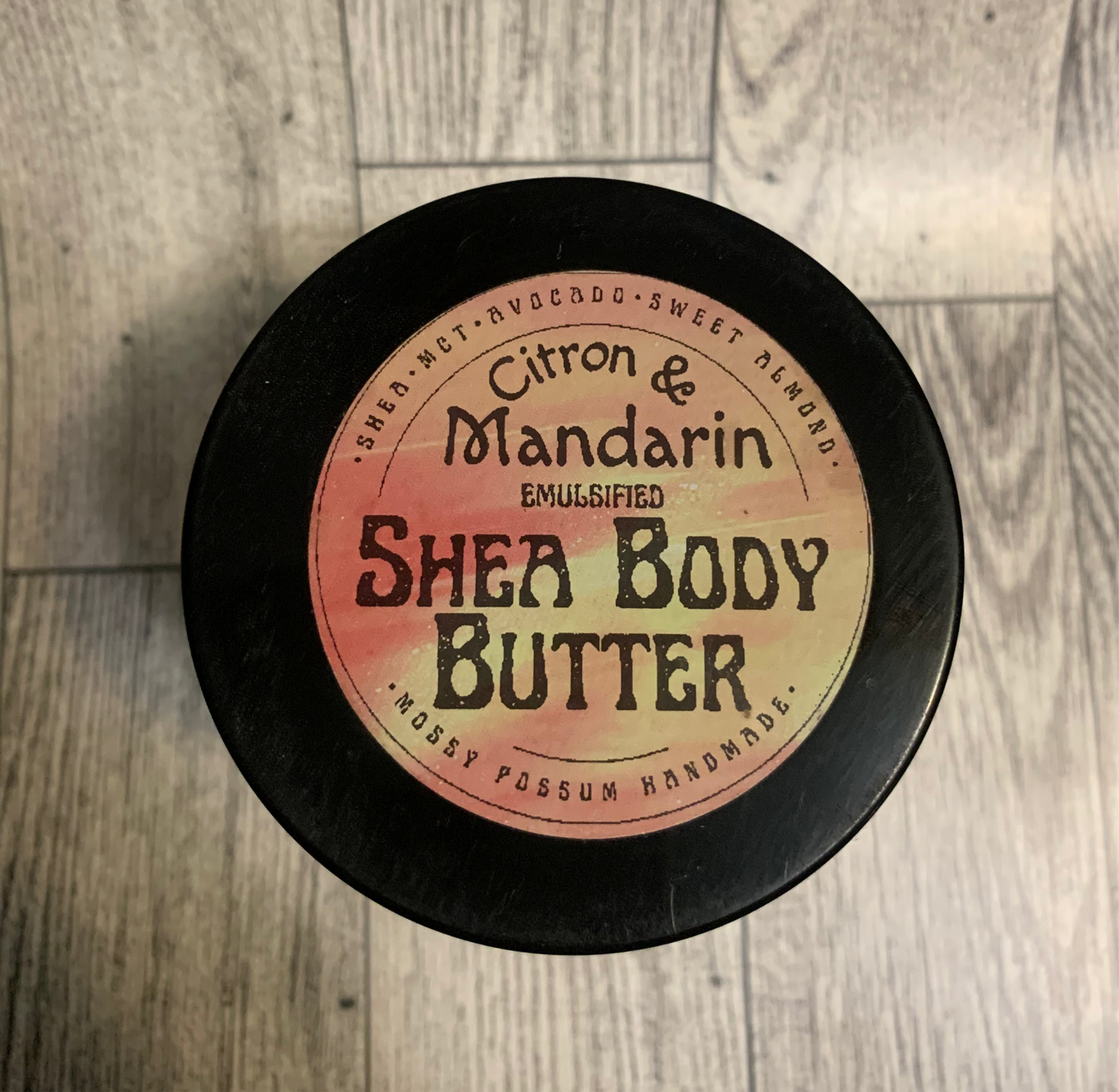 Citron & Mandarin Emulsified Shea Body Butter 9oz.