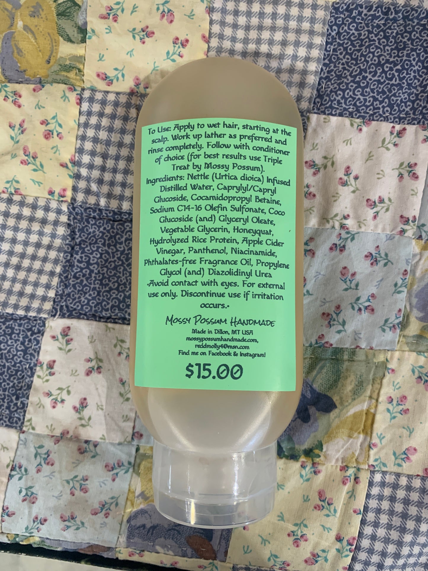 Shampoo- Honeyquat & Nettle
