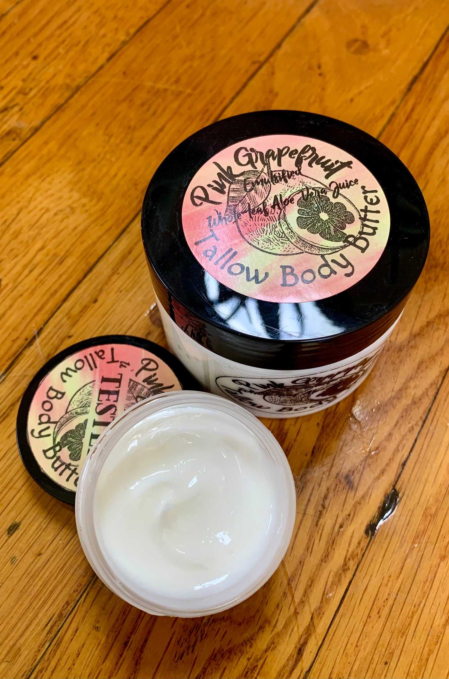 Pink Grapefruit Emulsified Tallow Body Butter 4.5oz