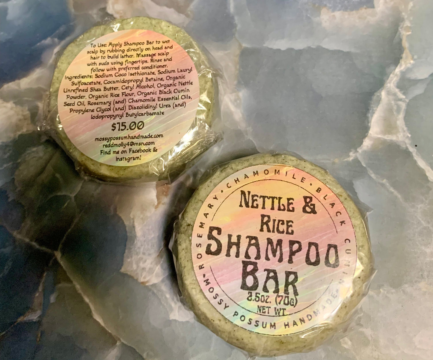 Nettle & Rice Shampoo Bar