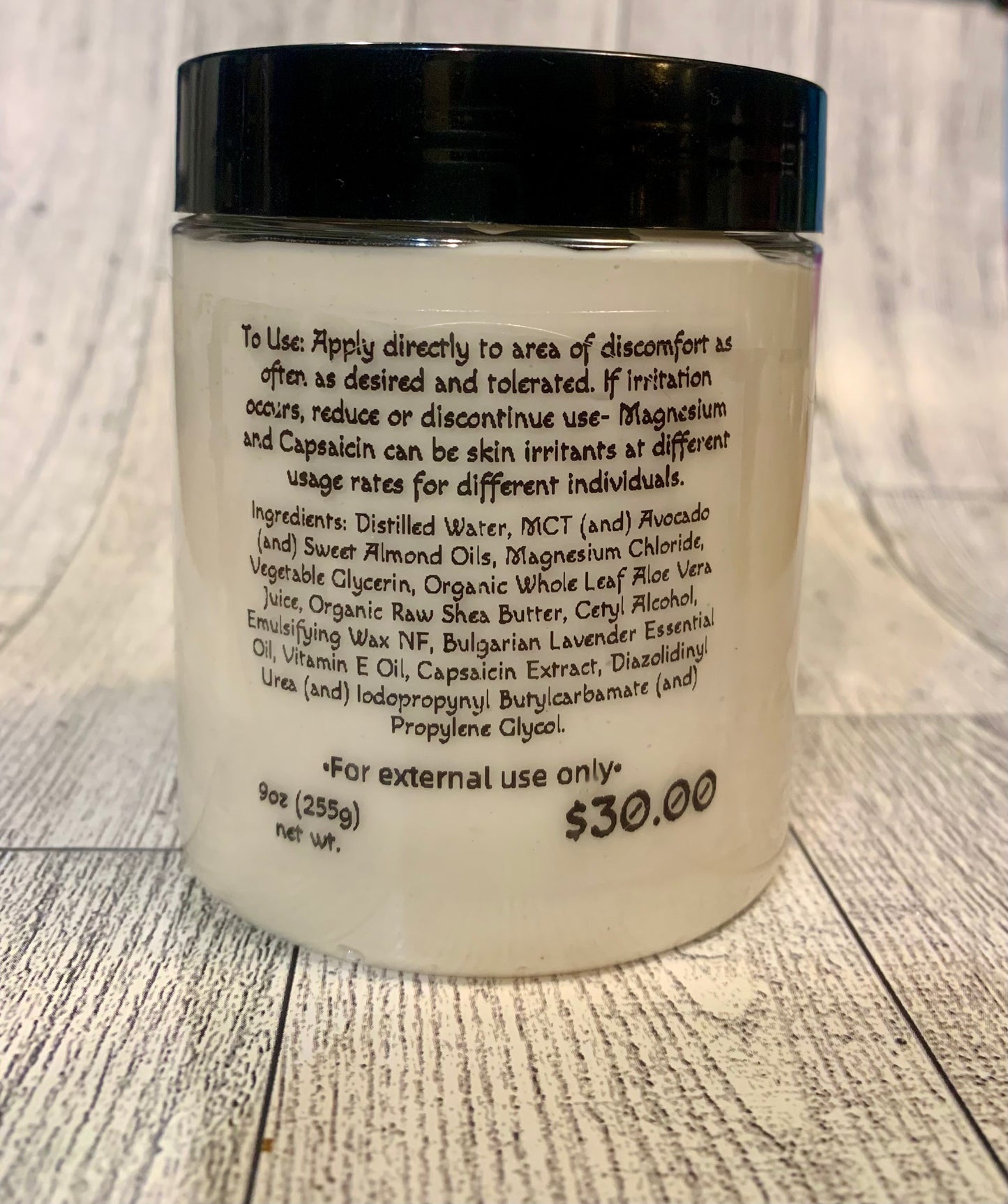 Lavender Magnesium Cream 9oz.