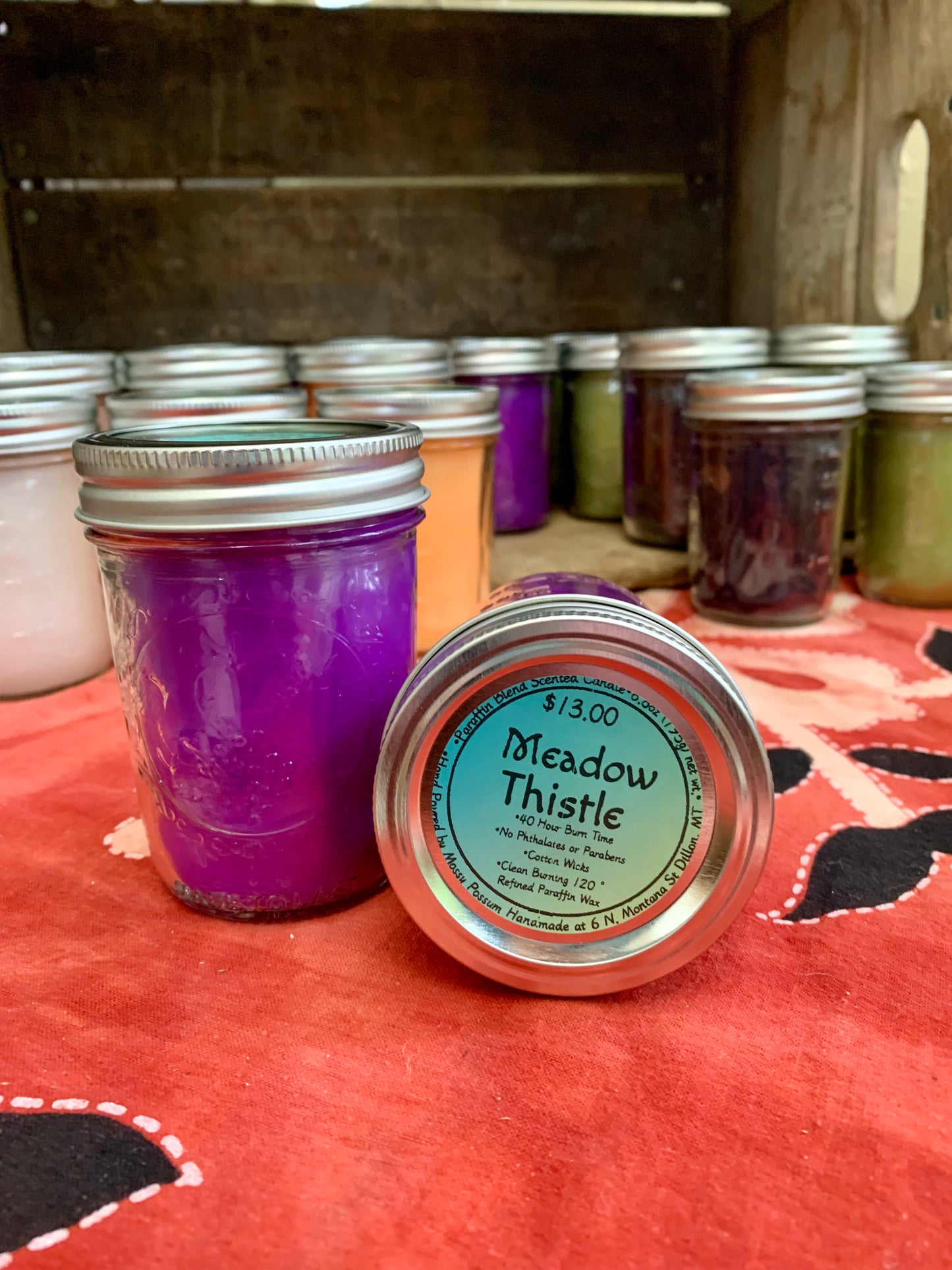 Candle- Paraffin Blend, Meadow Thistle