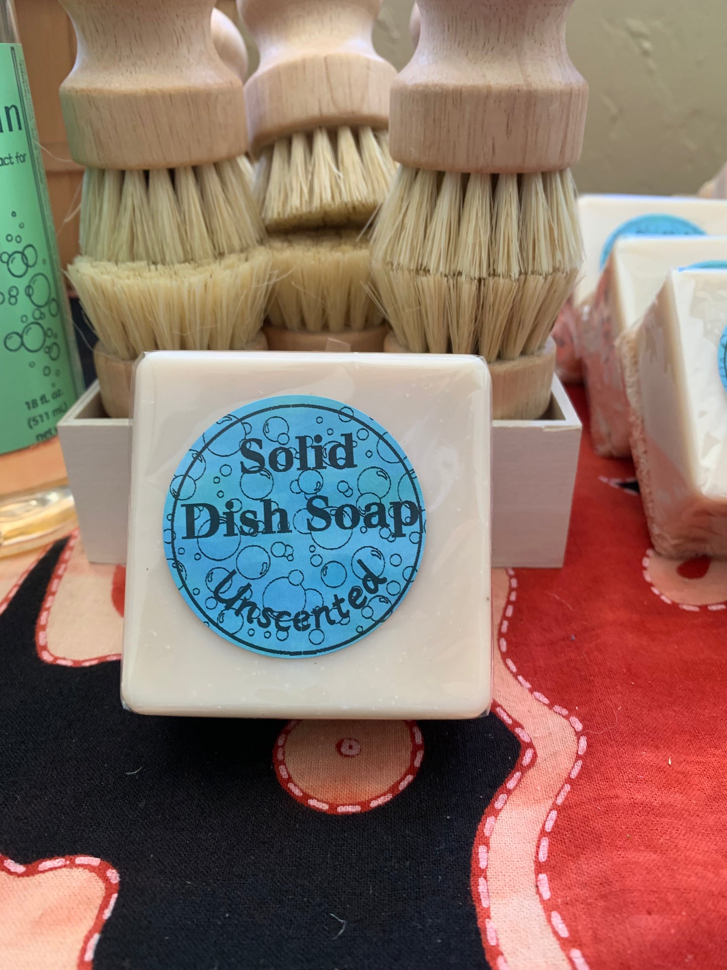 Solid Dish Soap- Unscented 6.3 oz