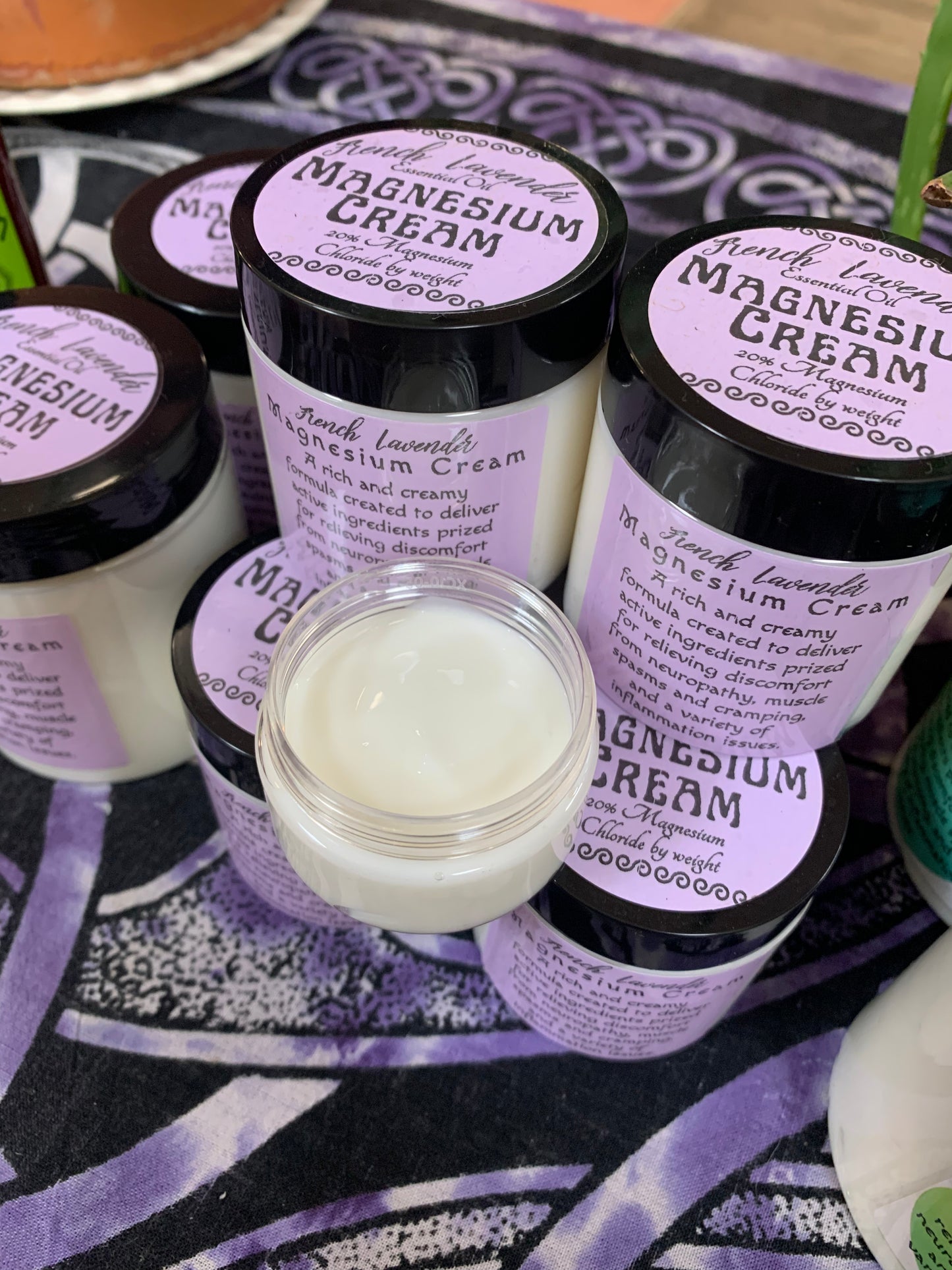 French Lavender 20% Magnesium Cream 9oz