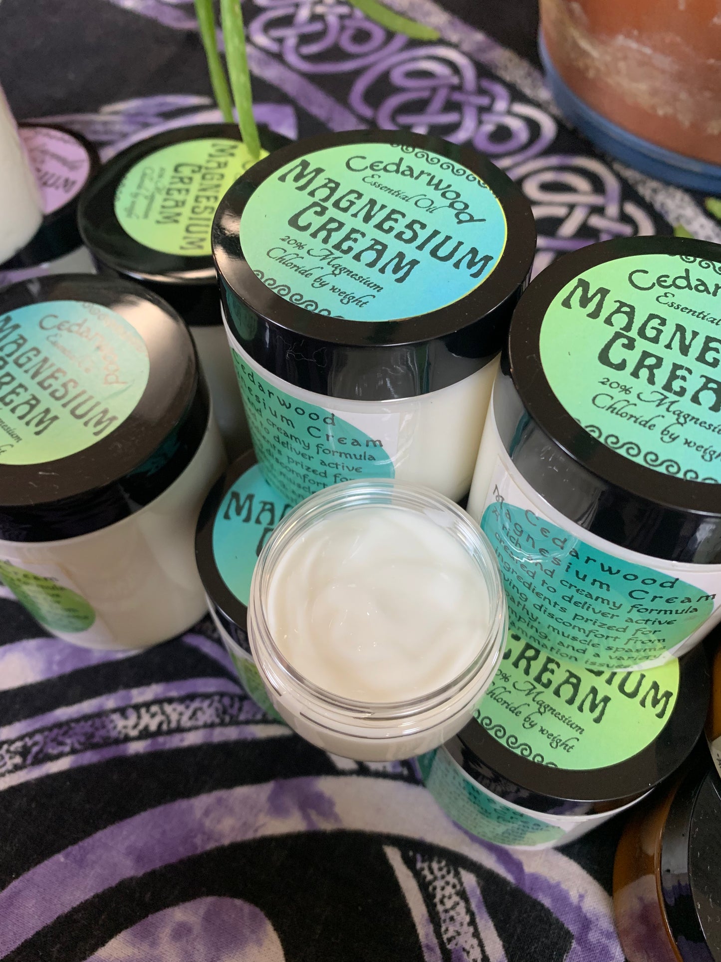 Cedarwood 20% Magnesium Cream 9oz