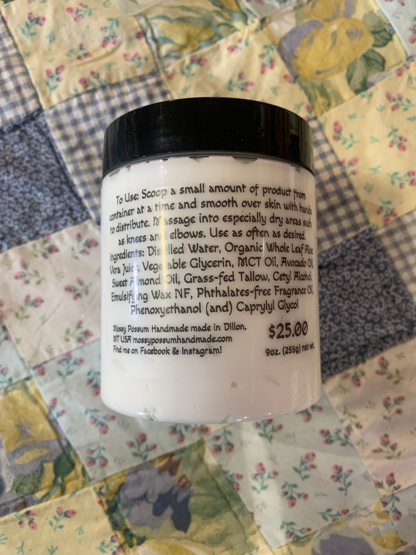 Black Violet & Saffron Emulsified Shea Body Butter