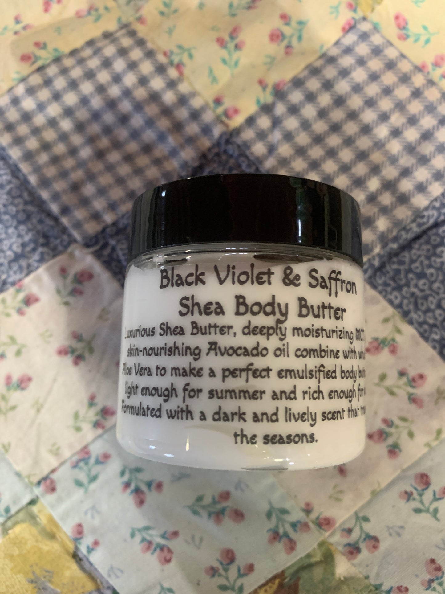 Black Velvet & Saffron Emulsified Shea Body Butter