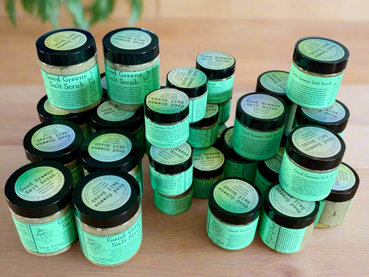 Good Greens Salt Scrub 1.5oz.