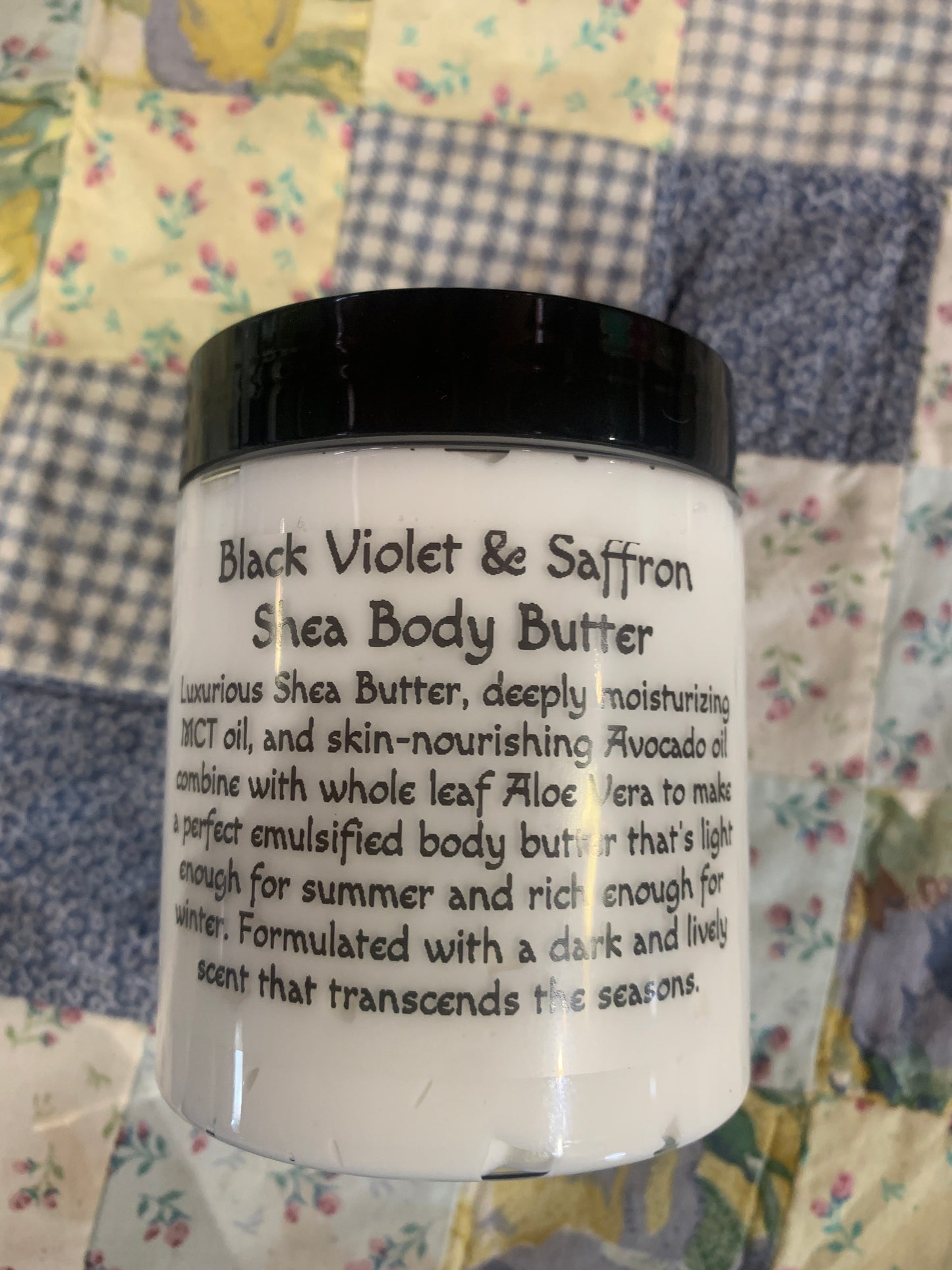 Black Violet & Saffron Emulsified Shea Body Butter