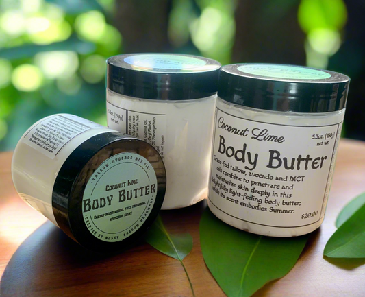 Tallow Body Butter- Coconut & Lime