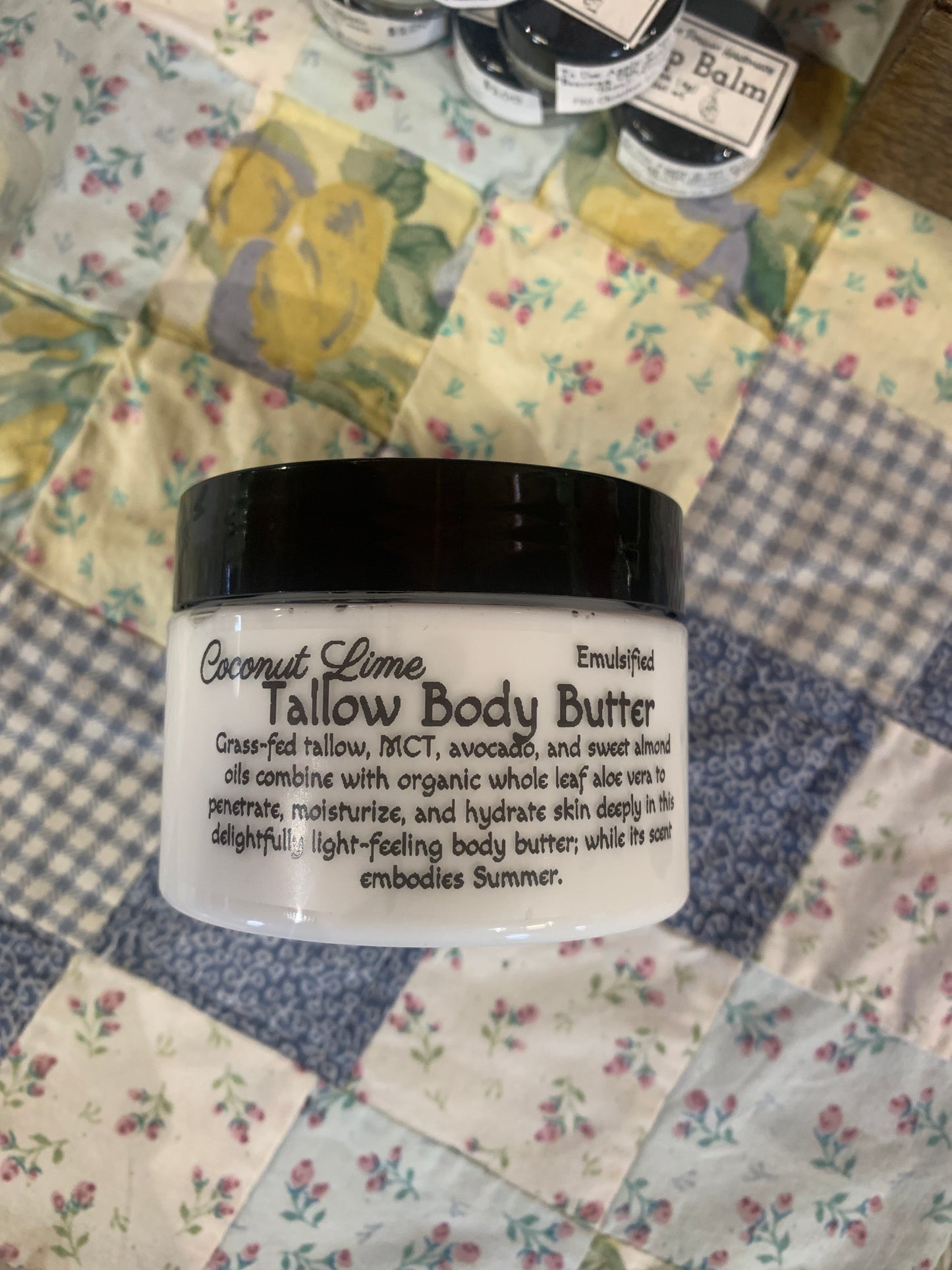 Coconut Lime Emulsified Tallow Body Butter