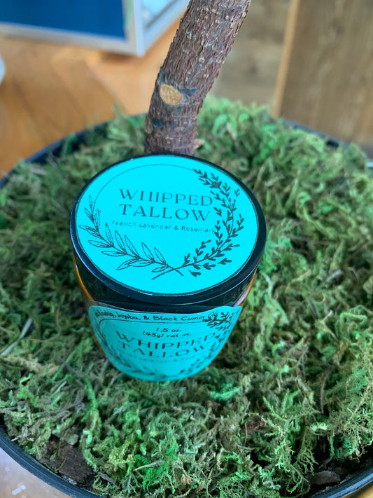 Whipped Tallow- French Lavender & Rosemary 1.5oz