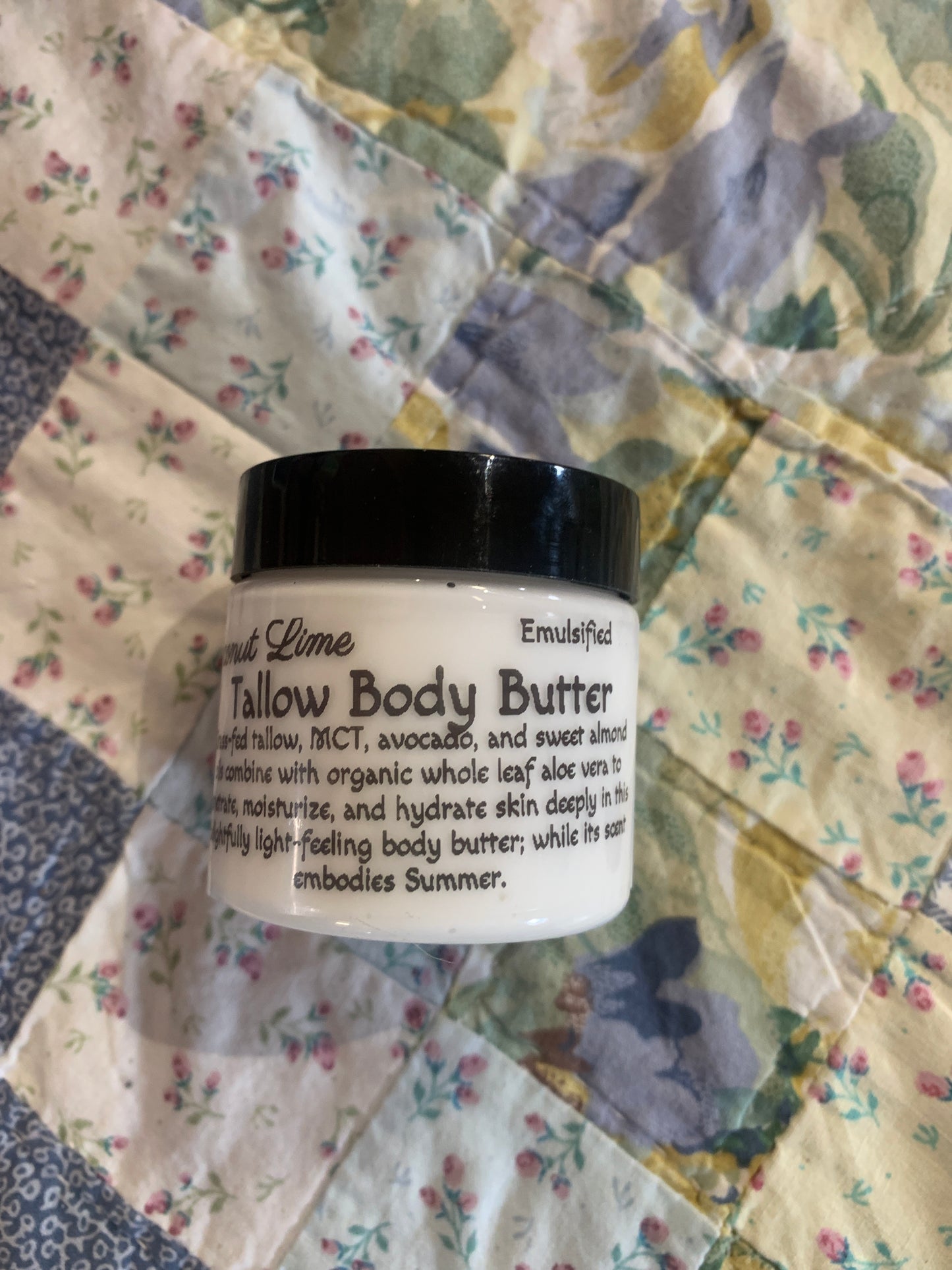 Tallow Body Butter- Coconut & Lime