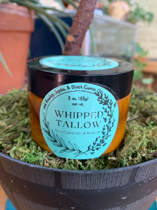 Whipped Tallow- French Lavender & Rosemary 3 oz.
