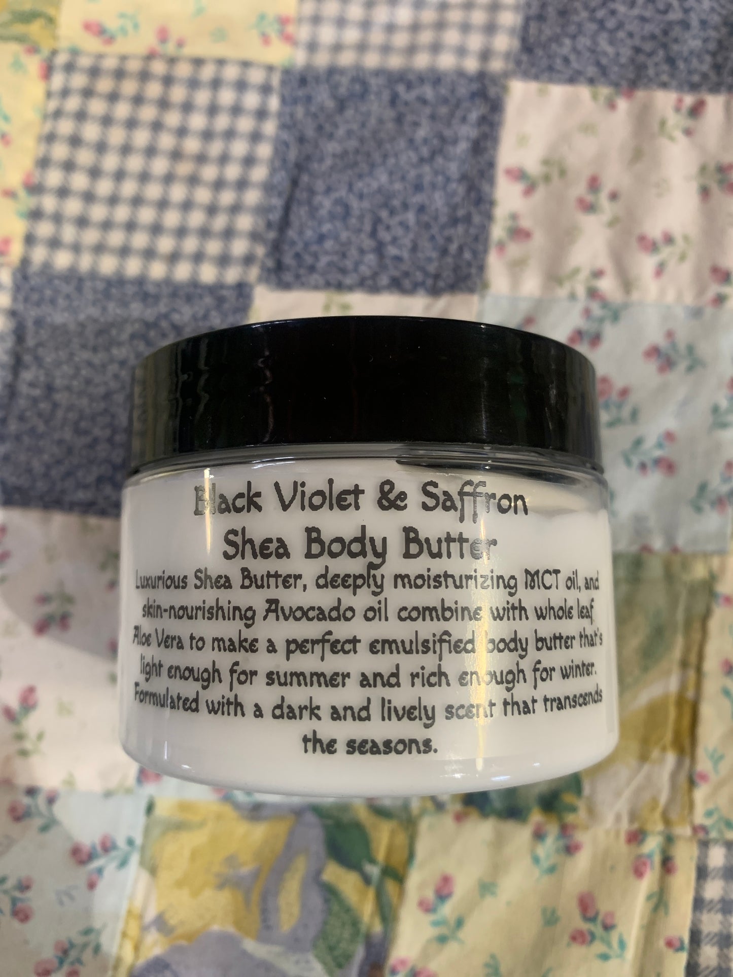 Black Violet & Saffron Emulsified Shea Body Butter