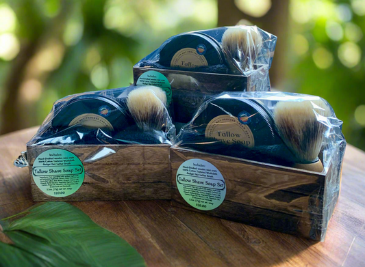 Tallow Shave Soap Set