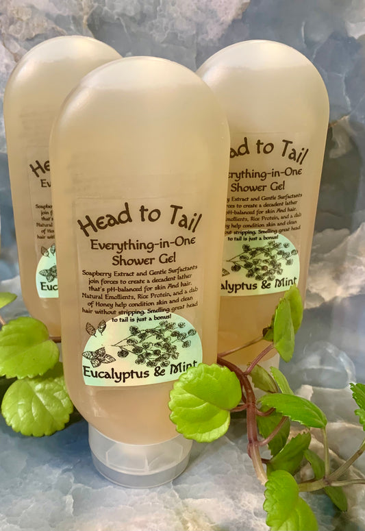 Head to Tail Shower Gel- Eucalyptus & Mint 9.2oz