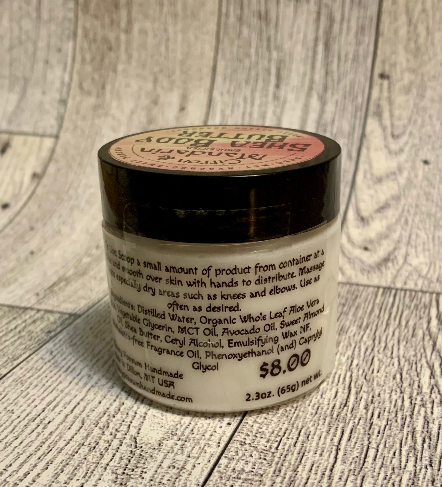 Citron & Mandarin Emulsified Shea Body Butter 2.3oz