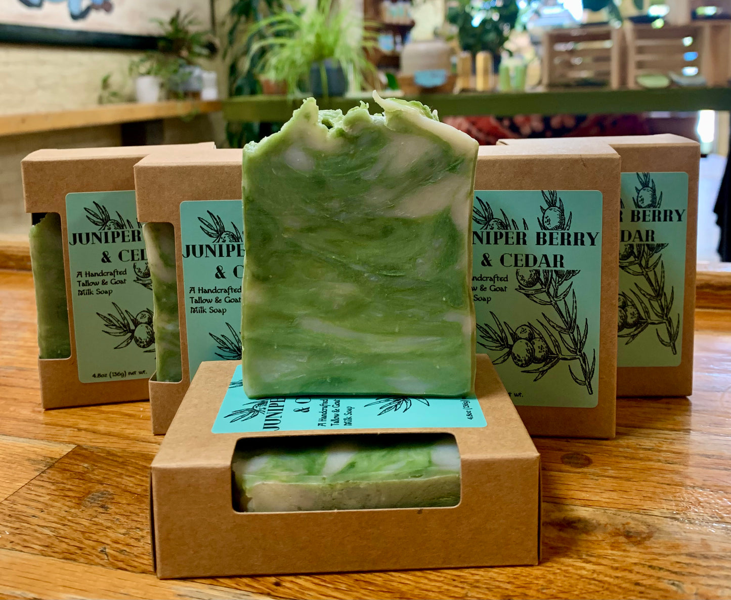 Juniper Berry & Cedar Tallow & Goat Milk Soap