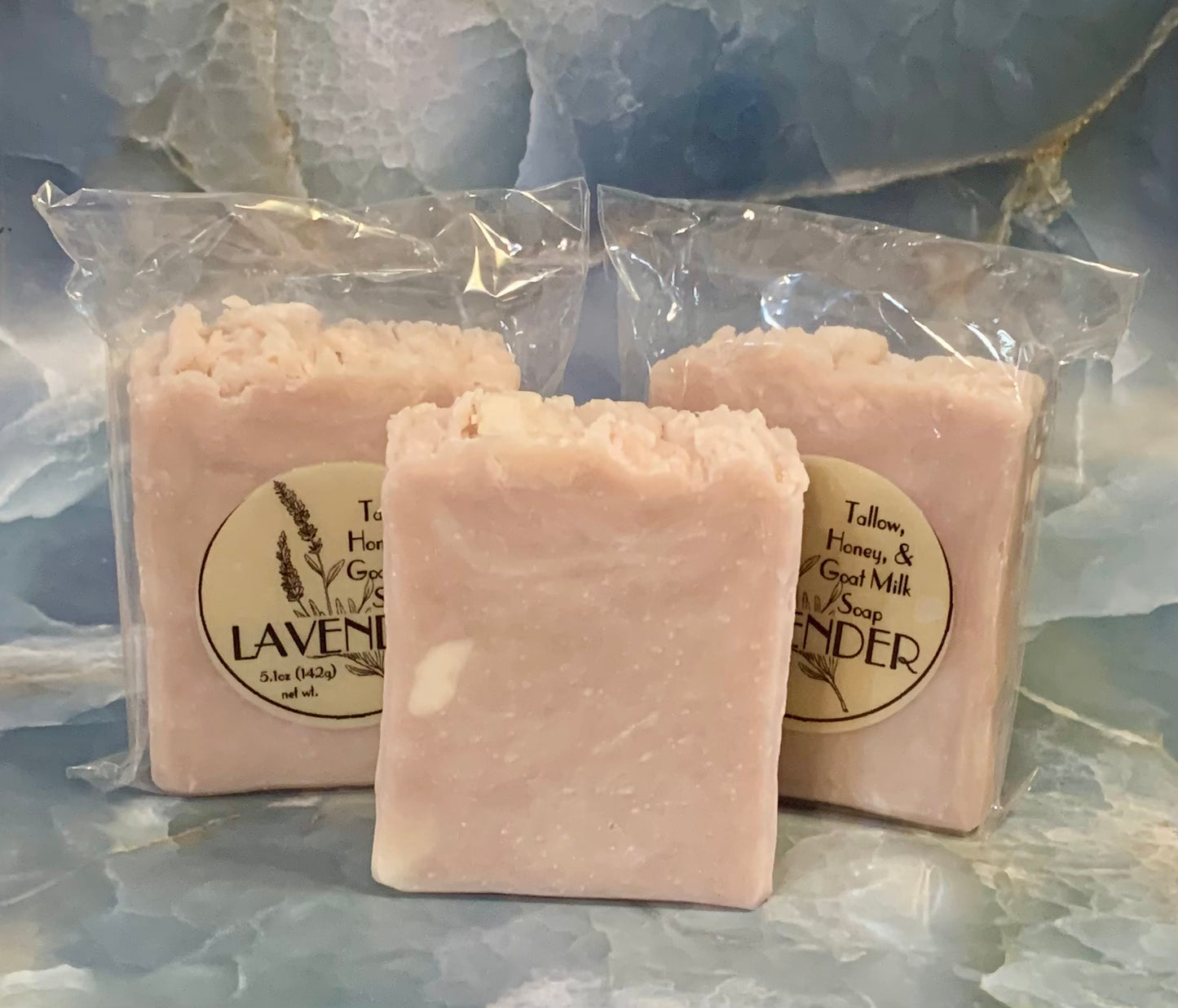 Lavender-Tallow, Honey, & Goat Milk Soap