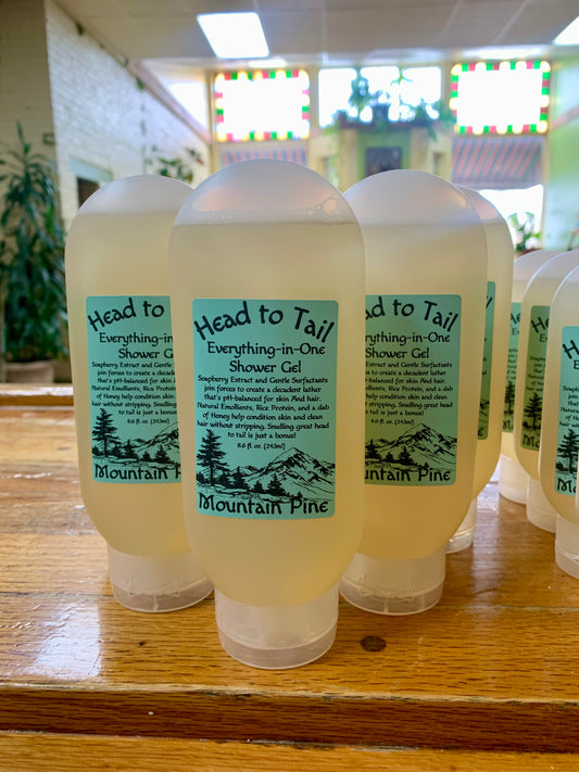 Head to Tail Shower Gel- Mountain Pine 8.6 oz.
