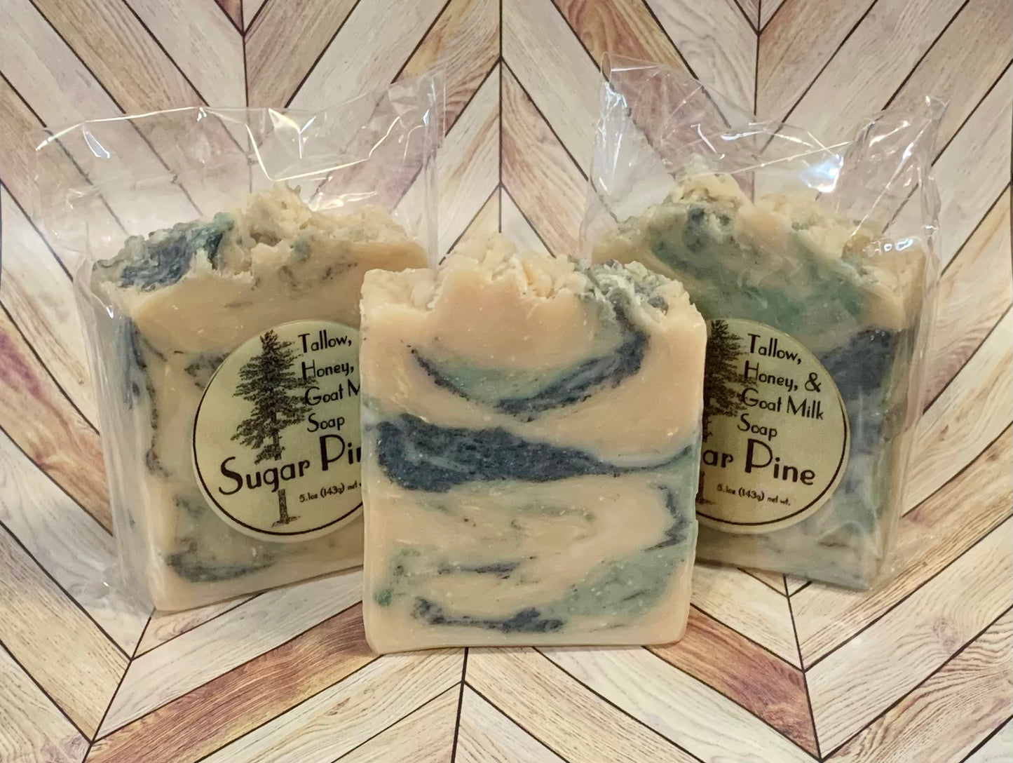 Sugar Pine-Tallow, Honey, & Goat Milk Soap