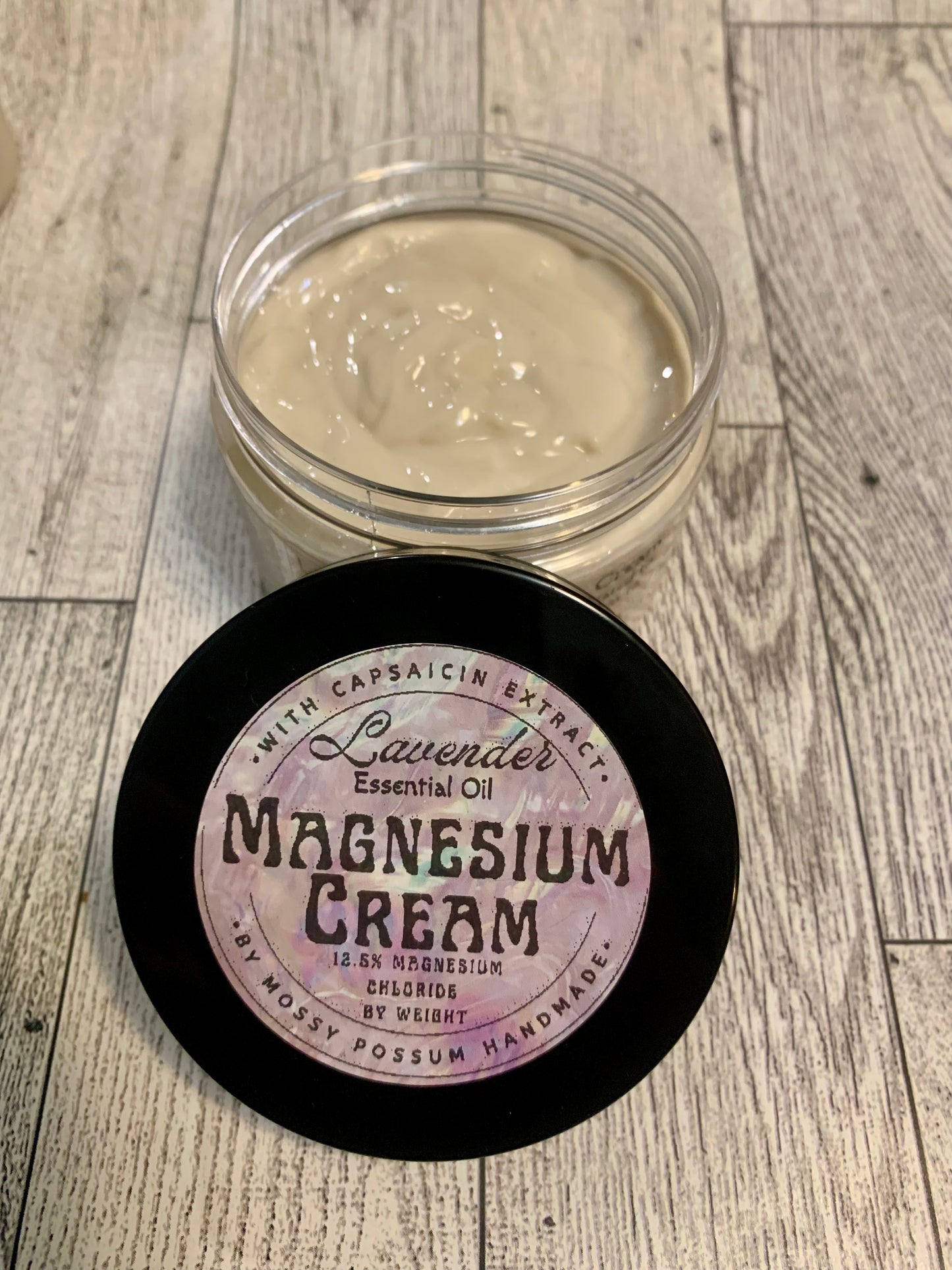 Lavender Magnesium Cream 4.5oz.