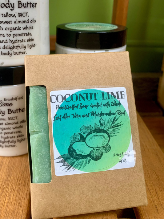 Coconut Lime Aloe & Marshmallow Soap