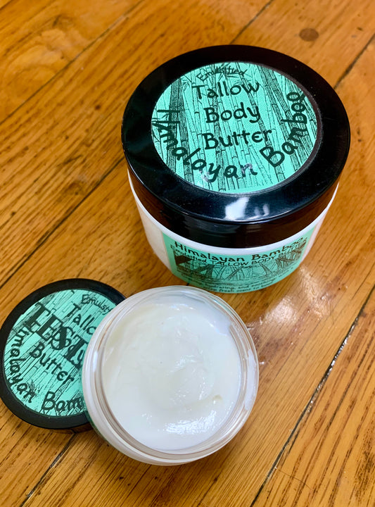 Himalayan Bamboo Emulsified Tallow Body Butter 4.5oz