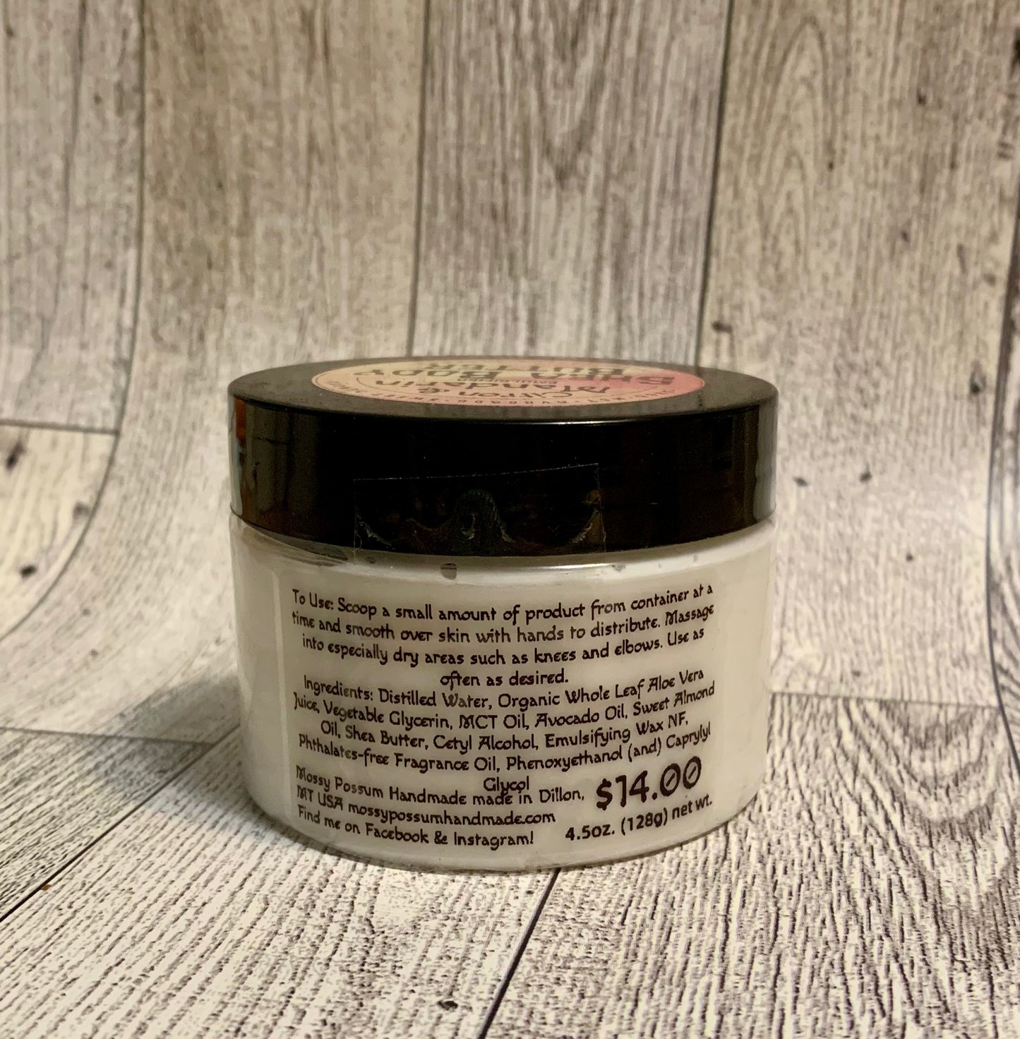 Citron & Mandarin Emulsified Shea Body Butter 4.5oz