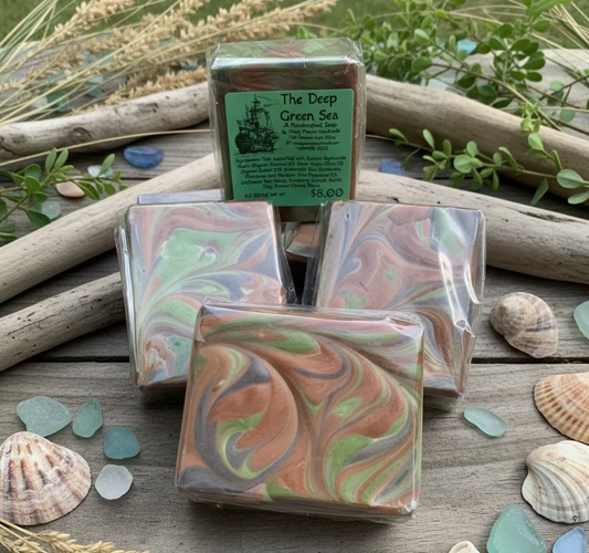 The Deep Green Sea- Buttermilk/Kombucha Soap