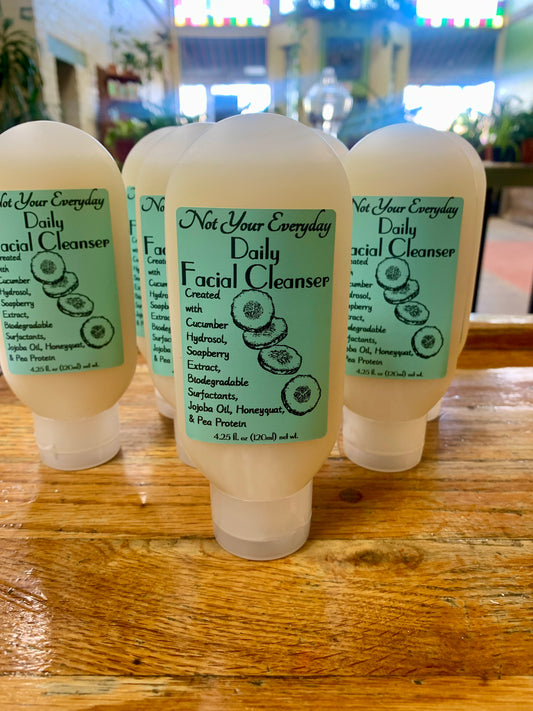 ‘Not Your Everyday’ Daily Facial Cleanser- Cucumber 4.5oz