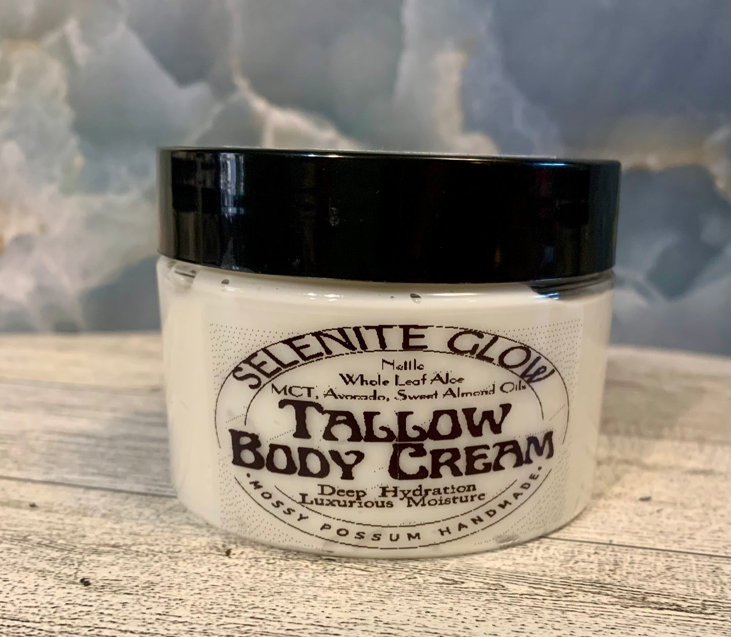 Selenite Glow Tallow Body Cream 4.5oz