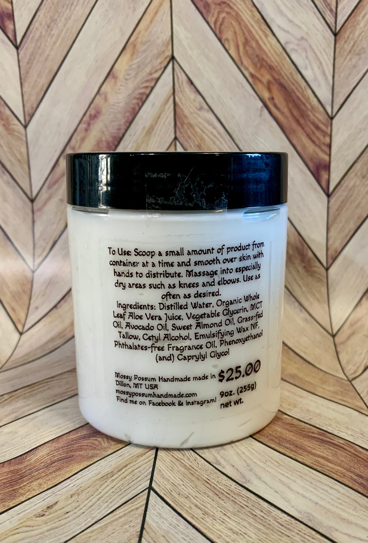 Moonflower Emulsified Tallow Body Butter 9oz