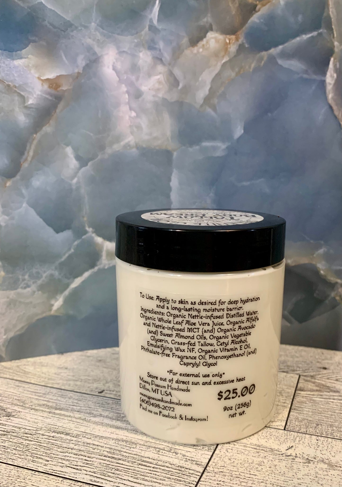 Selenite Glow Tallow Body Cream 9oz