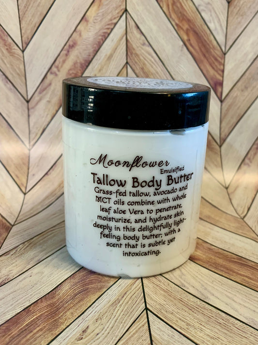Moonflower Emulsified Tallow Body Butter 9oz