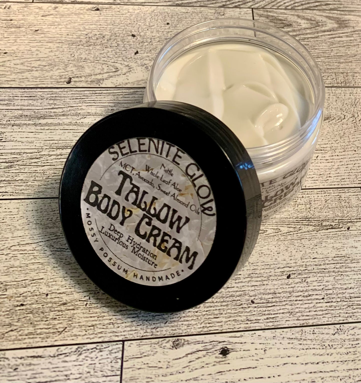 Selenite Glow Tallow Body Cream 4.5oz