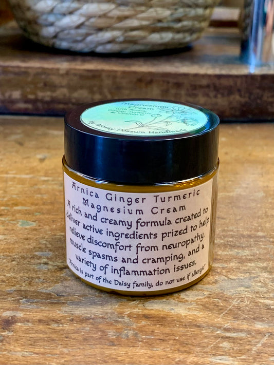Arnica-Ginger-Turmeric Magnesium Cream 2.5 oz.