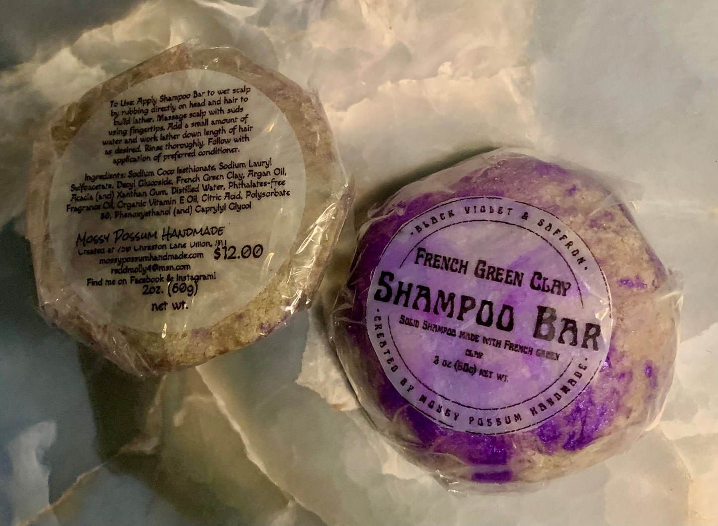 French Green Clay Shampoo Bar