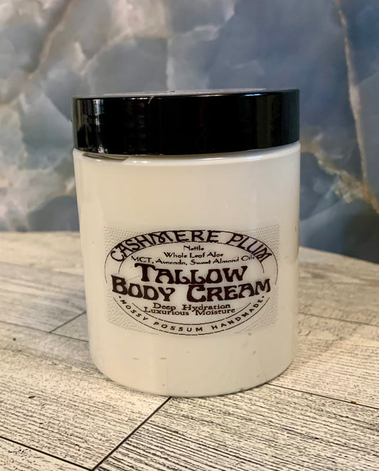 Cashmere Plum Tallow Body Cream 9oz