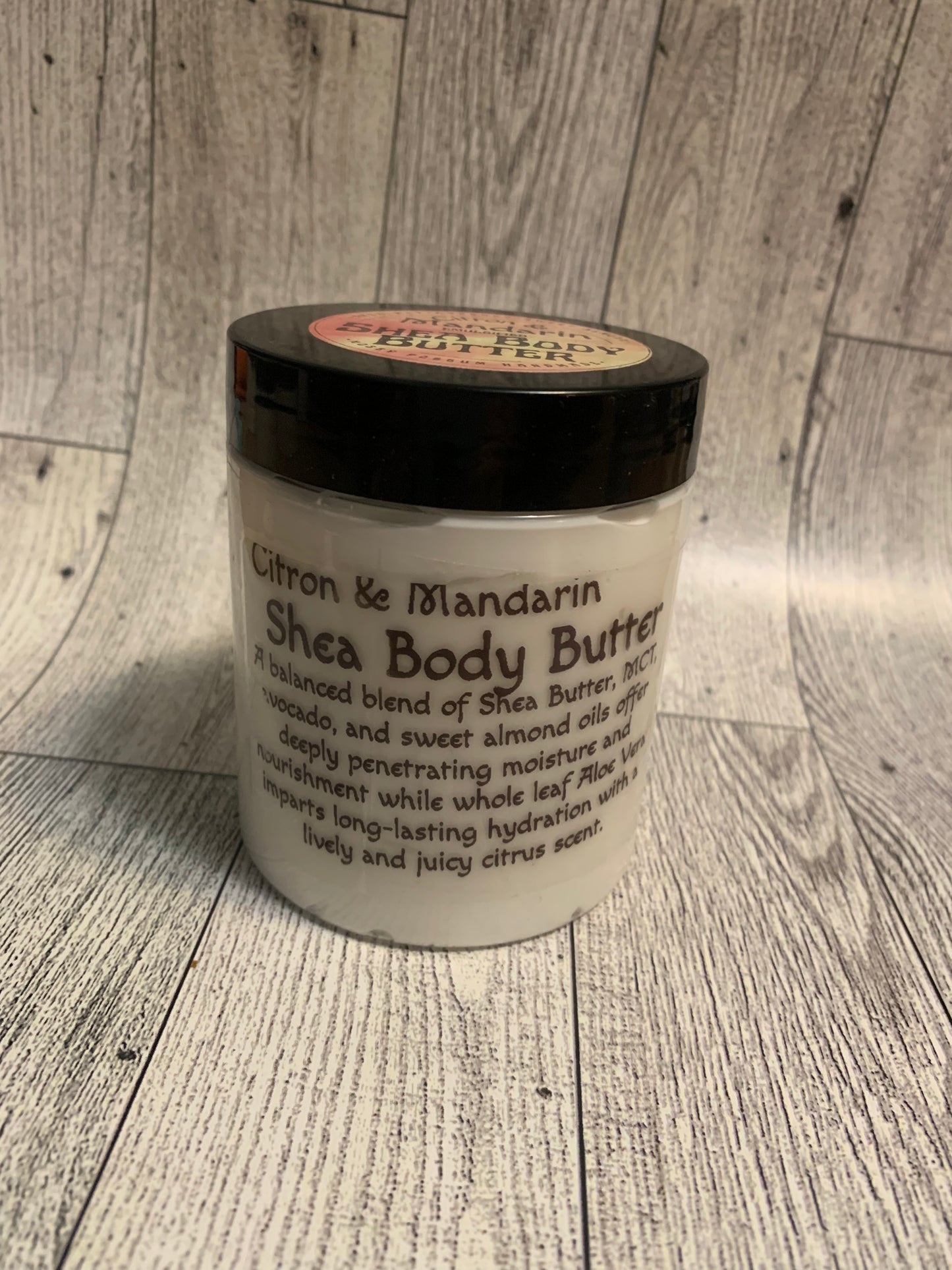 Citron & Mandarin Emulsified Shea Body Butter 9oz.