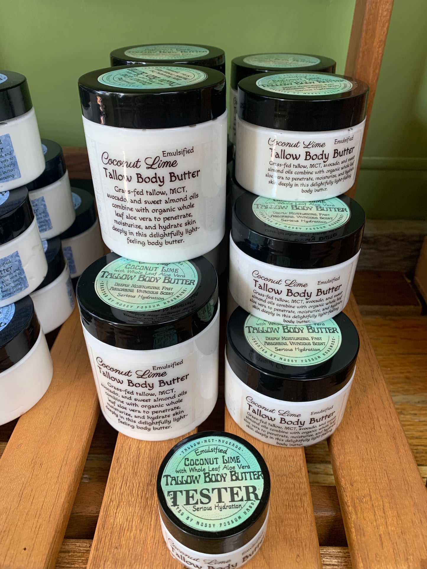 Coconut Lime Emulsified Tallow Body Butter 4.5oz