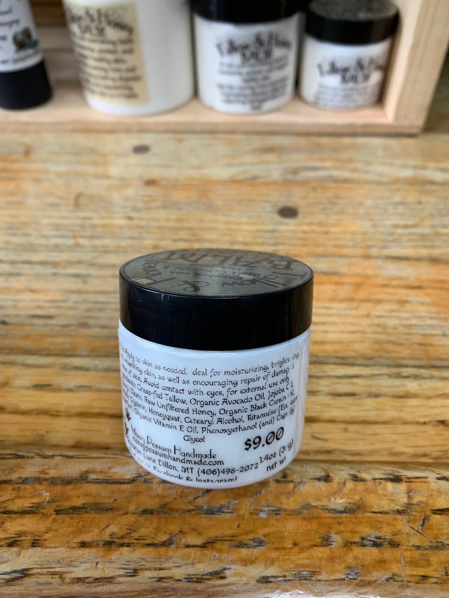 Tallow & Honey Balm- 1.4oz