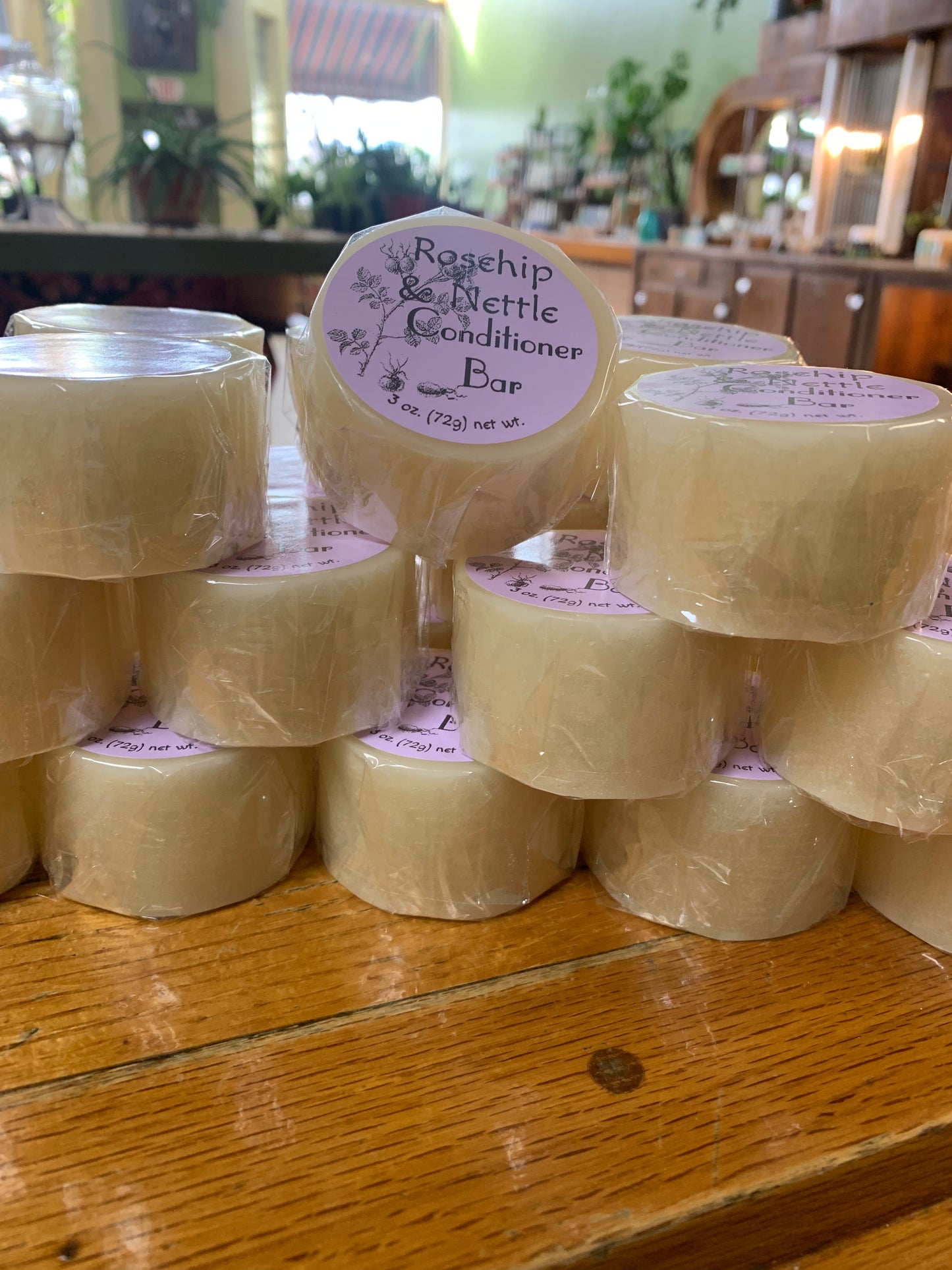 Rosehip & Nettle Conditioner Bar- 3oz.