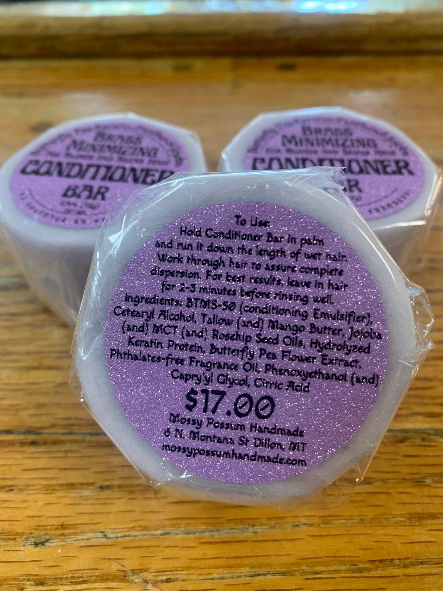 Brass Minimizer Conditioner Bar 2.5oz